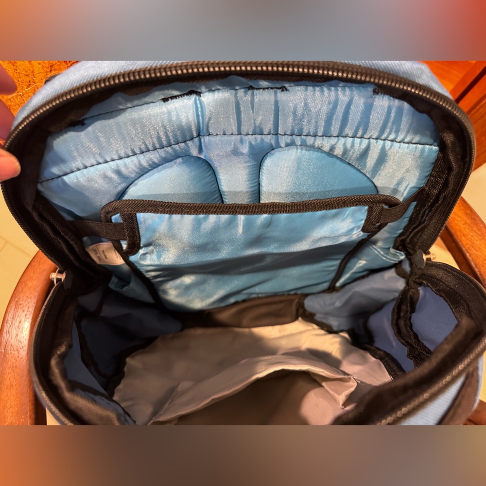 Adidas Blue and Black Backpack with Multiple Compartments - Picture 4 of 4